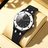 Ensemble de montres à prix de gros, parfaitement assorti à son étui coloré, une montre à double usage avec bracelet en silicone anti-poussière, emballage parfait