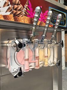 Crème glacée à la glace commerciale chinoise Softserve <span class=keywords><strong>Softice</strong></span> Softy Fabrication de crème glacée molle à 3 saveurs Prix de la machine à crème glacée - Product Image 3