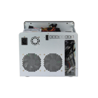 Casing NAS Nas-06 6*3.5" Hot Swap Bays dengan Backplane SATA 6Gb/s, Mendukung Mini-ITX M/B, PSU Flex 1U untuk Penyimpanan Rumah, Cloud Pribadi