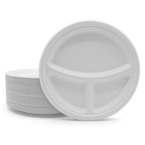 Vaisselle <span class=keywords><strong>jetable</strong></span> Oasis pour Noël, vaisselle biodégradable pour anniversaire, ensemble de vaisselle avec couverts et assiettes pour mariage et fête - Product Image 3