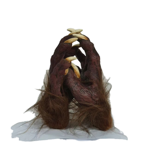 Guanti <span class=keywords><strong>da</strong></span> Lupo Mannaro in Latex, Guanti Horror per Cosplay, Accessorio per Halloween e Natale, <span class=keywords><strong>Maschere</strong></span> per Feste OEM ODM, Taglia Adulto, 4 Colori - Product Image 1