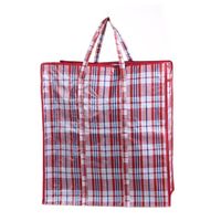 Sac tissé en PP imprimé avec fermeture éclair géante colorée, style tendance 2020, fabriqué en Chine