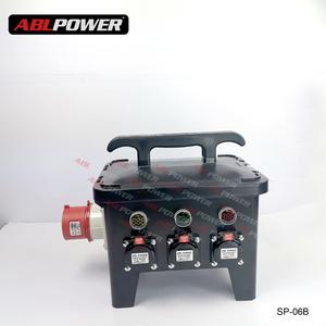 6 vie di Uscita 16A 3P IP65 impermeabile Scatola di Distribuzione di Potenza Power Distro per la distribuzione di energia fase attrezzature