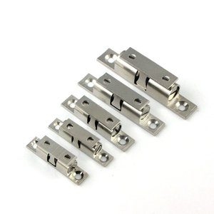 Adjustable Copper Ball Operated Door Catch <b>Lock</b> For <b>Cabinets</b> And Wardrobes Non Magnetic Plating Finish - Product Image 2