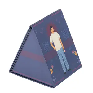 Guangdong Крафт бумажная коробка треугольник на заказ Маленькая картонная треугольная подарочная коробка