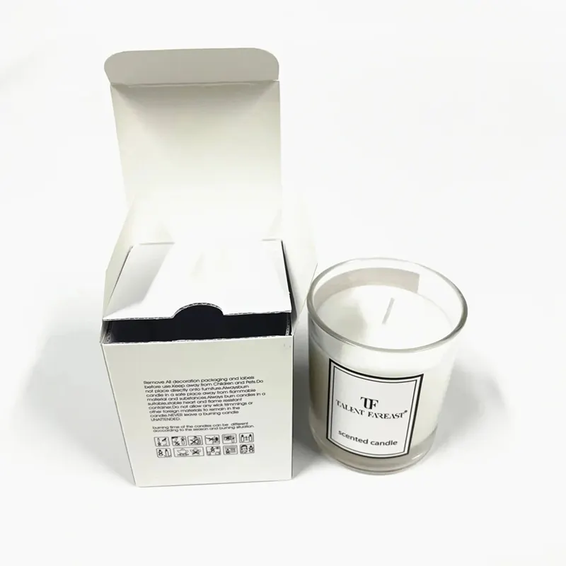 100Pcs Moq Direct Sale Wholesale Price Candle Boxes Luxury Custom Candle Box Support Inner Design