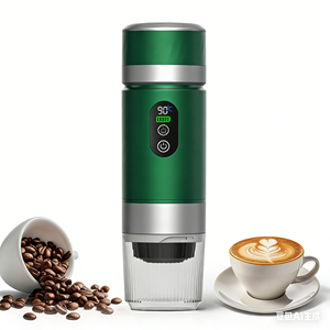 Factory New Portable Capsule Espresso Maker 20 Bar Battery Powered LED Display for Gym Camping Travel <b>Coffee</b> Maker Custom Logo - Product Image 2