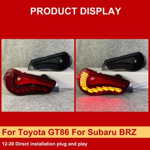 J ONE Nuevo Diseño de Luces Traseras Gt86, Luces Traseras GTS para Toyota GT86 para Subaru BRZ 2012-2020, Luces Traseras Transparentes Gt86 - Product Image 2