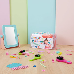 Kit de maquillage jouet pour filles, ensemble de jeu de rôle de salon de beauté - Product Image 2