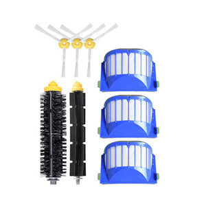 <span class=keywords><strong>Kit</strong></span> de pièces de rechange pour robot aspirateur irobots Roombas <span class=keywords><strong>600</strong></span> Series 694 676 675 692 695 Brosse principale filtre hepa Brosse latérale - Product Image 1