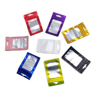 Sacs d'emballage auto-scellants transparents en aluminium avec fenêtre, matériau épaissi - Product Image 1