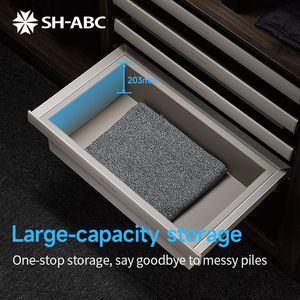 Moderner Faltbarer Kleiderorganizer aus Kunststoff Multifunktionale Aufbewahrungsbox für Pullover, T-Shirts, Hemden & Schlafanzüge - Product Image 1