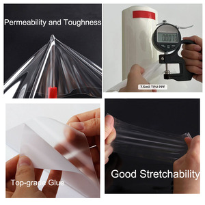 <span class=keywords><strong>Film</strong></span> de protection automobile haut de gamme 7,5 mil USA Lubrizol TPU PPF, ultra-transparent, anti-jaunissement, nano-auto-réparateur, haute brillance - Product Image 2