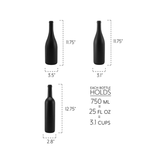 Custom Bouteille De Vin Vidrio 750 ml Trasparente <span class=keywords><strong>Nero</strong></span> Bicchiere di Vino Vodka Bottiglia di <span class=keywords><strong>Liquore</strong></span> - Product Image 2