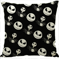 Housses de coussin personnalisées 45x45cm en tissu peau de pêche pour canapé, motifs Halloween, pour hôpital, maison, hôtel, avec design de personnage de dessin animé