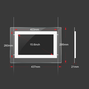 Panel de pared LED para interiores, pantalla <span class=keywords><strong>LCD</strong></span> FHD, juego de pantalla publicitaria para ventana, 1/2/3/4 Uds., señalización Digital, medios, tiendas minoristas, aeropuertos - Product Image 3