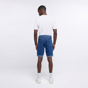 Shorts de Mezclilla para Hombre con Cintura Elástica, Estilo Jogger, Cómodos y Relajados - Product Image 2