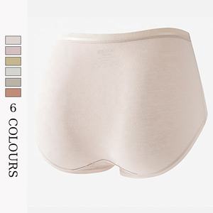7A Double-Layer Tummy Control Unterwäsche Long-Staple Cotton High Waist No Pinch Gesäß Plus Size Höschen für Frauen - Product Image 4
