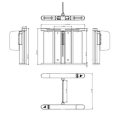 Tourniquet de passage rapide WB-SG15, portail de contrôle d'accès pour stade, barrière pivotante (extérieur)
