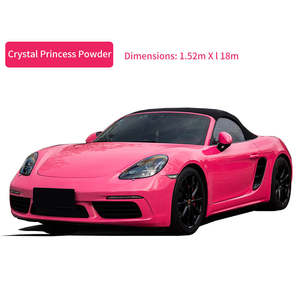 Usine de sélection multicolore Film vinyle vert forêt cristalline à haute brillance Film de transfert sans mousse à changement de couleur - Product Image 3