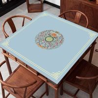 Nappe de Mahjong OEM Sunday, insonorisée, épaissie, antidérapante, portable, en velours cristal et boue de diatomées, 80x80cm