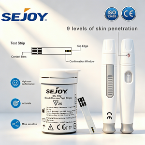 SEJOY OEM/ODM Valores equivalentes de <span class=keywords><strong>glucosa</strong></span> en plasma Portátil 1 juego Sensor de monitoreo de azúcar en sangre - Product Image 5