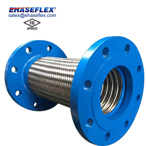 Áp lực cao FM 300 thép không gỉ nối linh hoạt Doanh ống thổi bện ống kim loại linh hoạt với mặt bích <span class=keywords><strong>End</strong></span> cho đường ống - Product Image 5