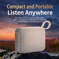 Mini haut-parleur d'extérieur portable sans fil BT5.3 personnalisable pour le sport avec batterie intégrée 10W Subwoofer Stereo MusicBox