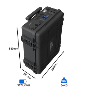 Prix surprise : Station d'alimentation 3000W avec panneau solaire AC et <span class=keywords><strong>chargeur</strong></span> <span class=keywords><strong>de</strong></span> voiture, 3072Wh, pour <span class=keywords><strong>camping</strong></span> hors réseau - Product Image 2