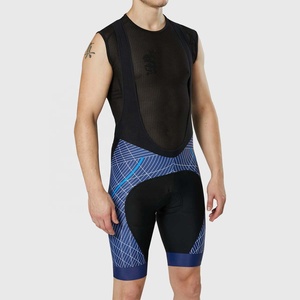 Mens Cycling <b>3</b>/4 Bib Tights Cool max Padded cycling tights Bib Shorts Bike Pants Men's Progel Plus Bib Shorts, Black, XL - Product Image 2