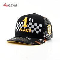 4UGEAR Casquettes en gros : Casquettes de baseball légèrement courbées, Casquettes snapback à visière en coton, Casquettes de course à 5 panneaux, Casquettes A-Frame, Casquettes Dad Hat