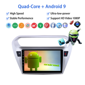 Autoradio pour Peugeot 9.0 <span class=keywords><strong>citroën</strong></span> élysée 301 à 2013, lecteur multimédia, avec bluetooth, wi-fi, Audio, GPS, Android 2018, 1 + 16 go, Radio mirrorlink - Product Image 2