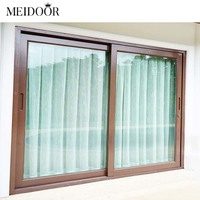 Ventanas Corredizas Horizontales de Aluminio con Doble Acristalamiento para Cocina de Diseño Europeo Moderno