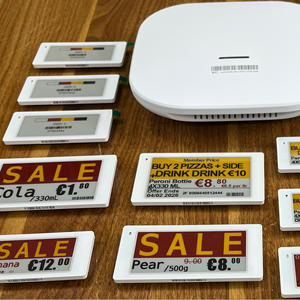 จอแสดงผล E Ink Epaper ขนาด 1.54 2.13 2.66 2.9 3.5 4.8 7.5 นิ้ว 4 สี ป้ายราคาอัจฉริยะ ESL พร้อม RFID สำหรับซูเปอร์มาร์เก็ตและห้างสรรพสินค้า - Product Image 1