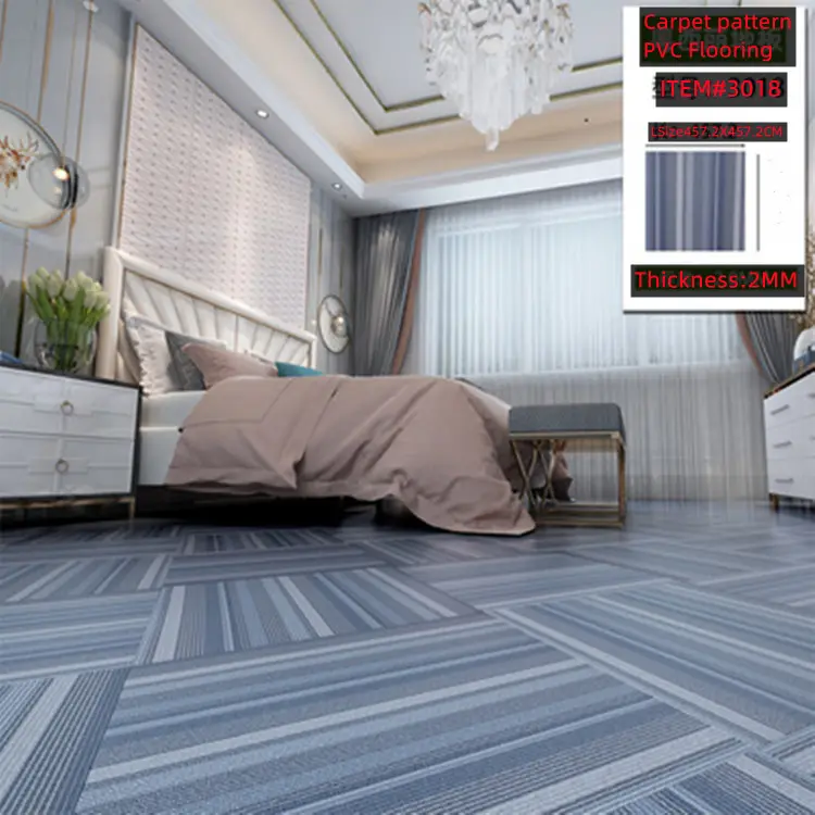High Quality Luxury Carpet Stone Texture Waterproof Plastic flooring Vinyl Flooring design Lvt Plastic Art Floor