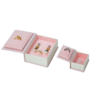 Hot Sale European Book Shape Magnetic Jewelry Packaging Box Custom Logo Cardboard Velvet <b>Ring</b> Earring Pendant <b>Storage</b> Gift Boxes - Product Image 1