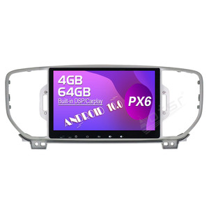 64G <span class=keywords><strong>Android</strong></span> Tela Sensível Ao Toque Do Carro Rádio De Vídeo Stereos DVD Player Sistema Multimídia para KIA Sportage 2016-2018 Navegação GPS - Product Image 1