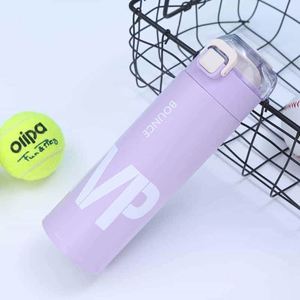 316 Stainless Steel <b>Insulated</b> Water Bottle Pop-Up Lid Portable Thermal Bottle Large Capacity Food Grade Travel <b>Mug</b> - Product Image 4