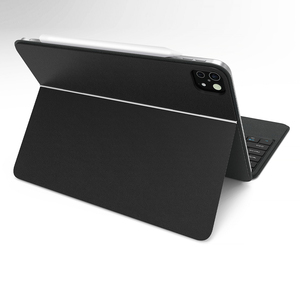 Claviers magnétiques magiques pour <span class=keywords><strong>iPad</strong></span>, étui clavier en cuir PU avec support flottant, rétroéclairé, <span class=keywords><strong>coque</strong></span> intelligente - Product Image 4