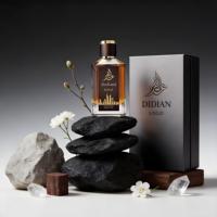 Flacons de parfum en verre de luxe, surface lisse, flacon de parfum vide unique avec emballage boîte, 50 ml, 100 ml