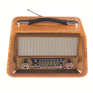 Factory Retro Wooden Radio <b>Speaker</b> FM AM SW 108 Stations DSP High Sensitivity BT MP3 <b>USB</b> TF for Elderly Home Outdoor - Product Image 1