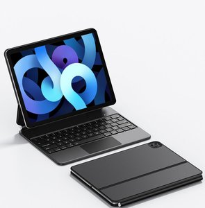 Funda con teclado <span class=keywords><strong>Magic</strong></span> Touchpad retroiluminado inalámbrico para <span class=keywords><strong>iPad</strong></span> <span class=keywords><strong>Pro</strong></span> 13 2024 M4 portugués árabe Español Idioma para <span class=keywords><strong>iPad</strong></span> Air 13 M2 2024 - Product Image 3