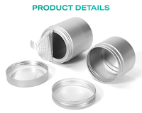 100ml 260ml 360ml 480ml Aluminiumverpackung Kundenspezifische Kaffee-Matcha-Dose Schwarz Kaffeebohnen-Dose Lebensmittel-Dose