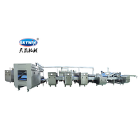 Complète Automatique SK-1000 Durs Et Mous de Biscuit Faisant La Ligne De Production de Biscuits Durs Machine