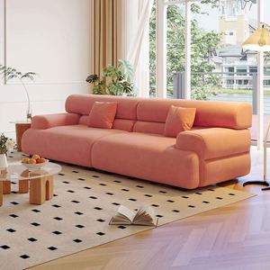 Ensemble de canapés modernes pour salon, en <span class=keywords><strong>lin</strong></span> blanc, cuir crème, tissu <span class=keywords><strong>beige</strong></span>, canapé modulaire d'angle, canapé sectionnel - Product Image 5