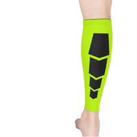 Manchons élastiques de compression pour mollets de sport Protège-tibia/protection en nylon Soutien de football Attelle de jambe/Attelle de mollet Protection sportive Polyester
