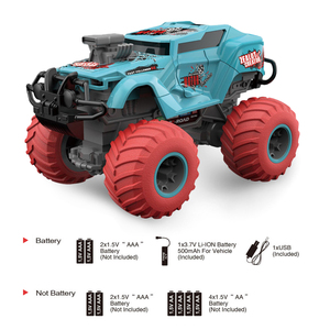Jinying - Coche de Control Remoto de Bloques de Construcción de Autoensamblaje de 2.4 GHz, Juguete de Coche RC 1/16 para Niños, Coches Eléctricos Todoterreno - Product Image 4