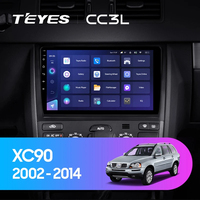 TEYES CC3L WIFI pour Volvo XC90 C 2002 - 2014 CarPlay Android Auto 2DIN Autoradio Radio multimédia stéréo