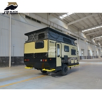 Caravane légère en aluminium de luxe fabrication de dessus de camion de camping remorque légère de camping