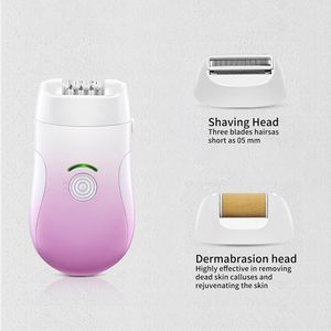 2 in 1 Type-C Rechargeable Rotating Disc Tweezer & Epilator IPX7 Waterproof Professional Lady <b>Shaver</b> for Women - Product Image 3